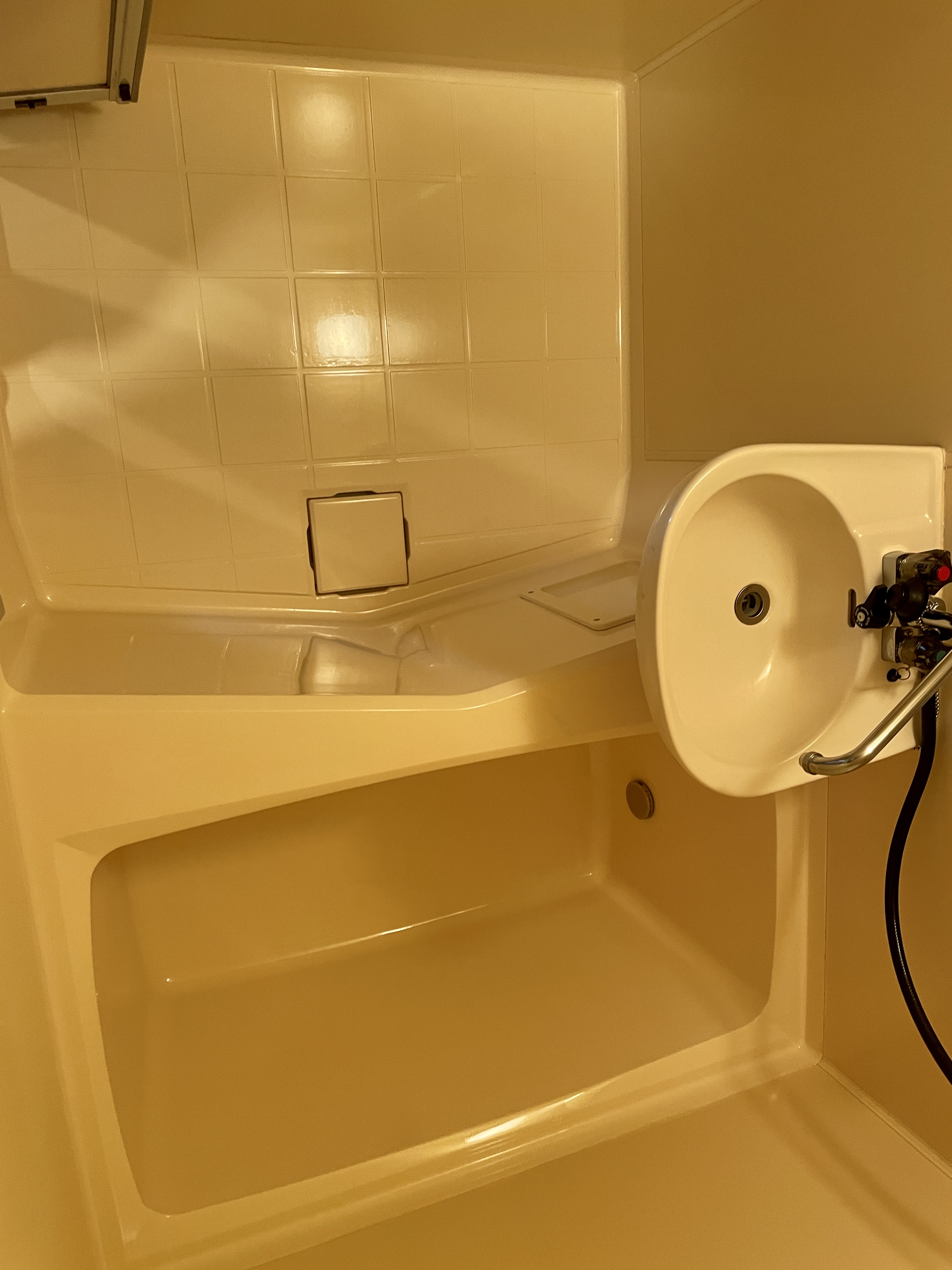 風呂掃除後の浴室